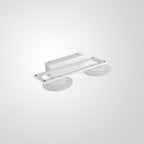 Arisha Modern Square Metal/ Wall Lamp, White, Bathroom