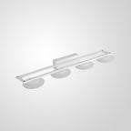 Arisha Modern Square Metal/ Wall Lamp, White, Bathroom