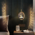 Kristy Morden Spherical Metal Pendant Light, Gold