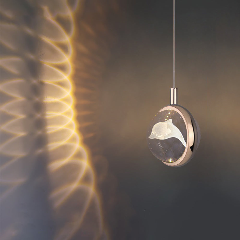 Kristy Morden Spherical Metal Pendant Light, Gold