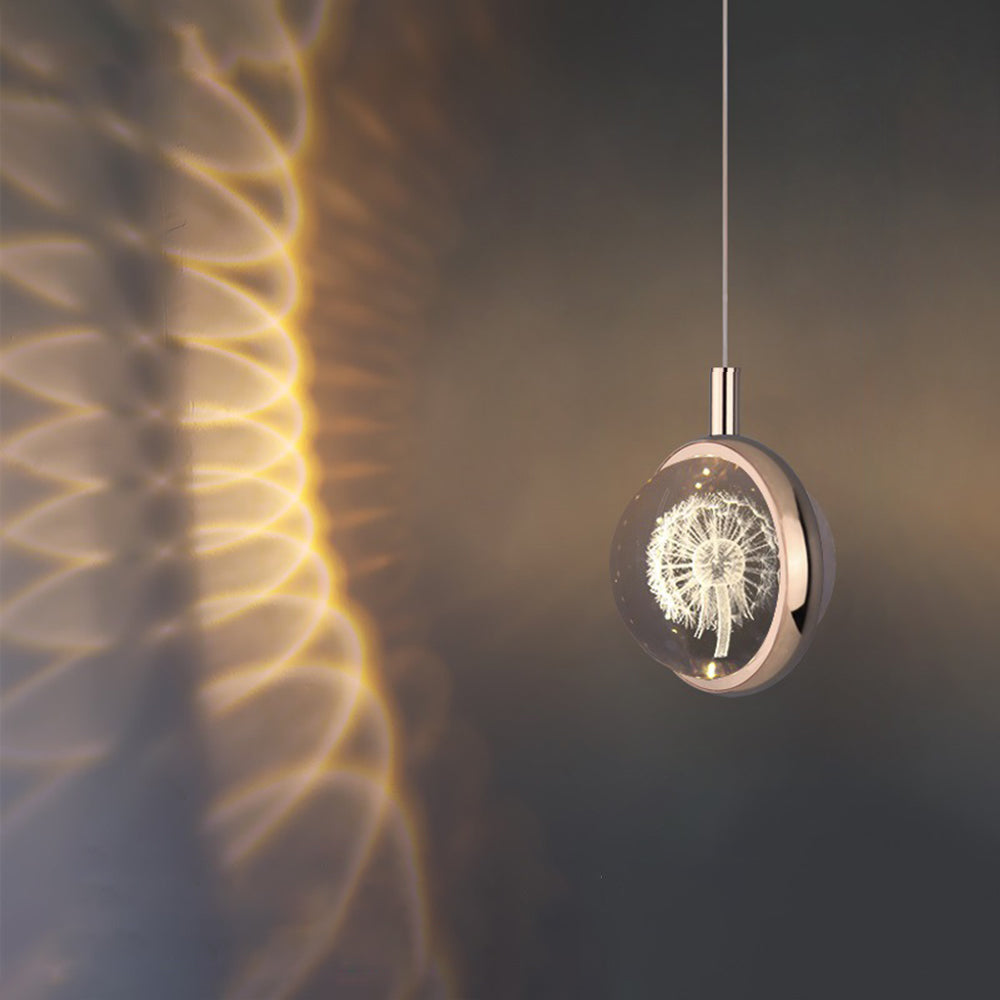 Kristy Morden Spherical Metal Pendant Light, Gold