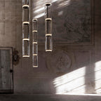 Valentina Minimalist Combination Glass Pendant Light, Clear