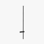 Ray Minimalist Duo-Linear Outdoor Wall Lamp, Black