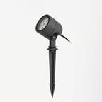 Ray Modern Round Glass/Metal Solar Outdoor Ground Lamp Spotlight