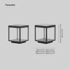 Ferra Contemporary Solar Rechargeable Outdoor Floor Lamp