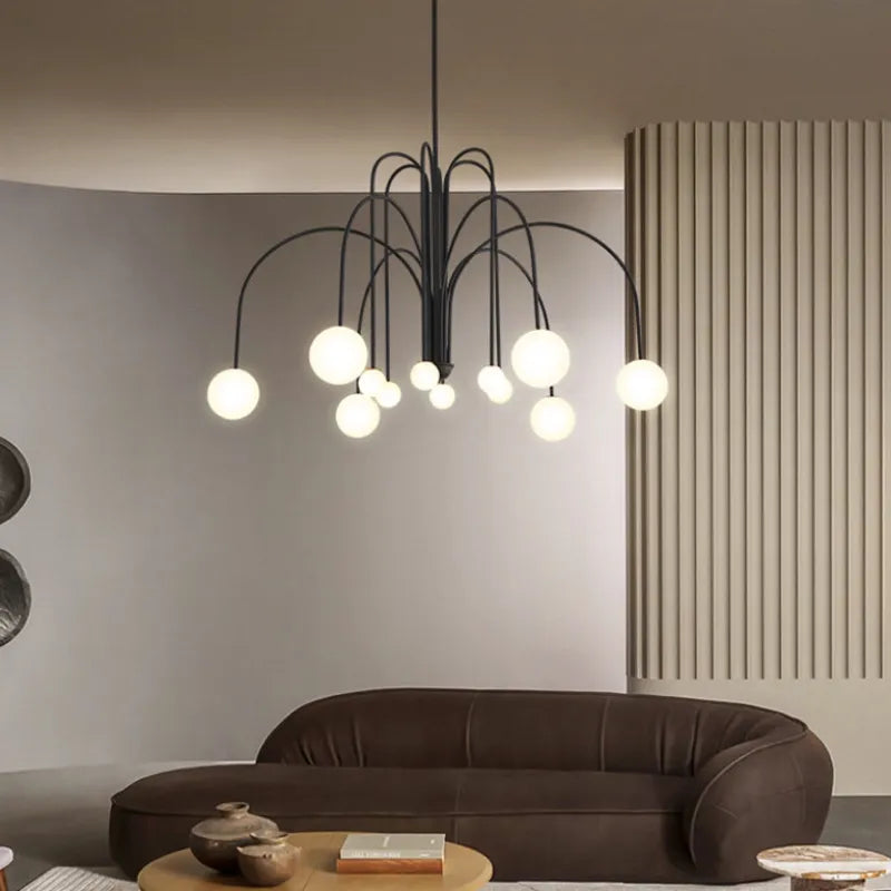Monica Pendant Light Double Layer Glass Bubble