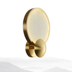 Sol Alabaster Brass Wall Light