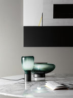 Vathayra  Glass Table Lamp