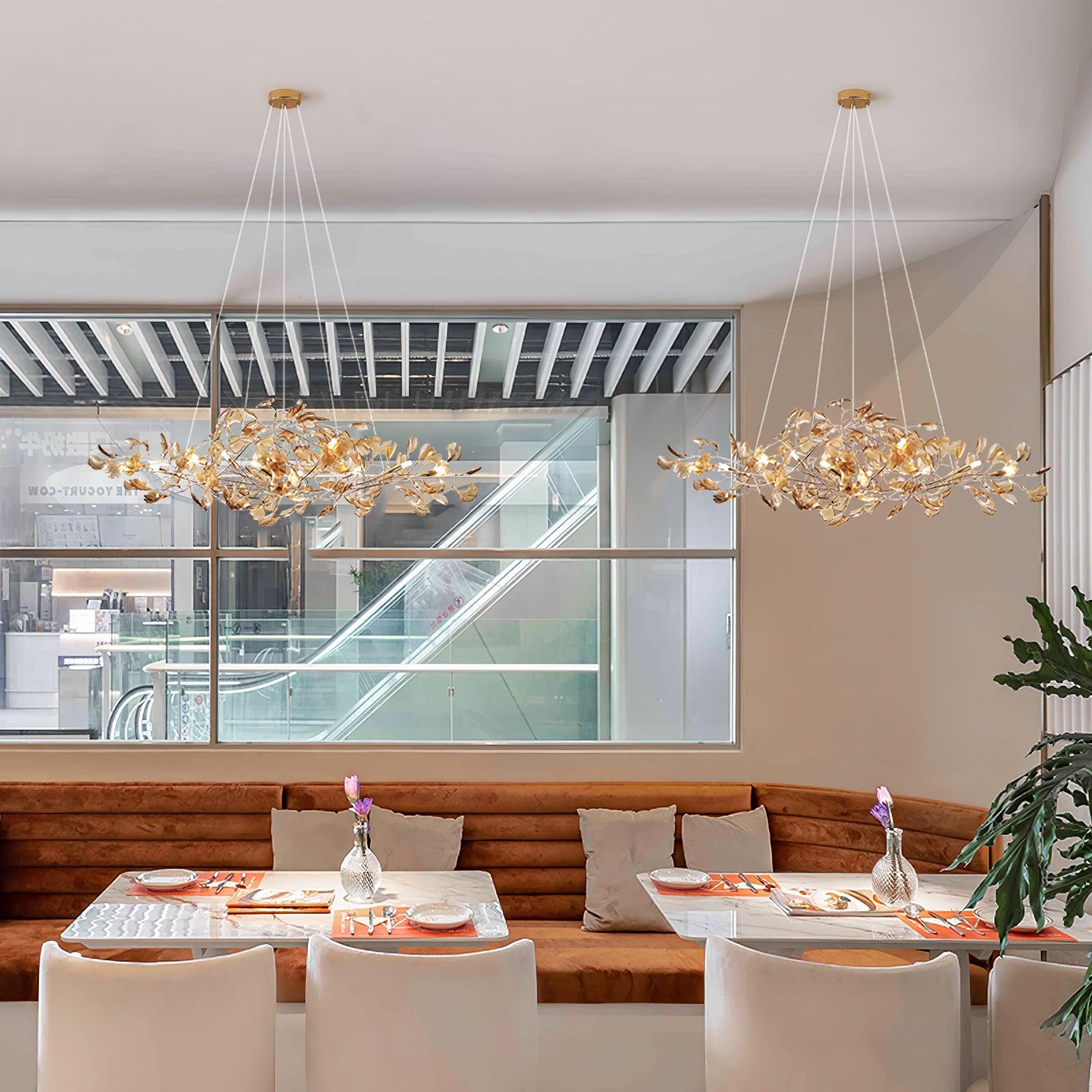 Ava Ginkgo Chandeliers