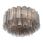 Aurora Ceiling Lamp Glass Tube Layered Amber