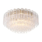 Aurora Ceiling Lamp Glass Tube Layered Amber