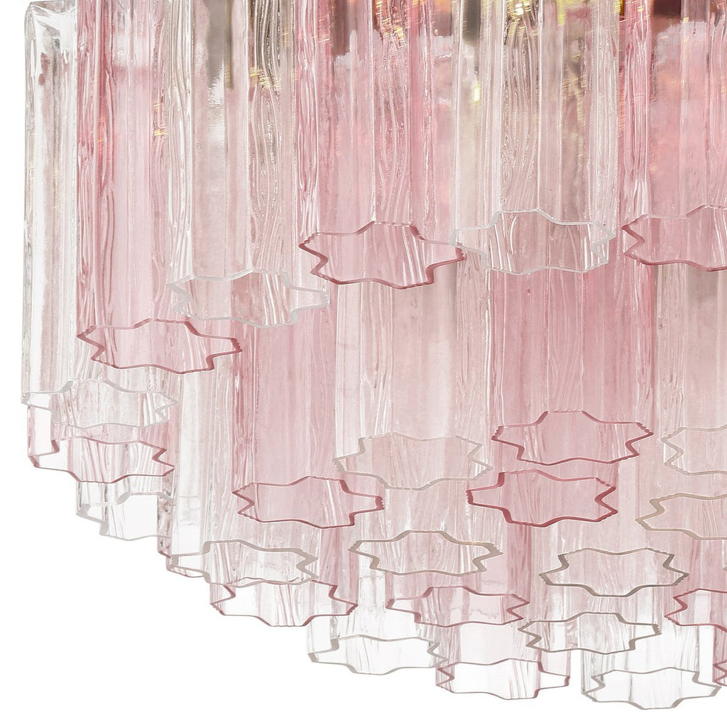 Aurora Ceiling Lamp Glass Tube Layered Amber