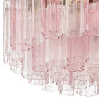 Aurora Ceiling Lamp Glass Tube Layered Amber