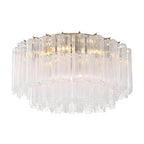 Aurora Ceiling Lamp Glass Tube Layered Amber