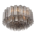 Aurora Ceiling Lamp Glass Tube Layered Amber