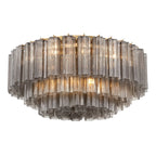 Aurora Ceiling Lamp Glass Tube Layered Amber