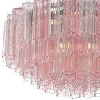 Aurora Ceiling Lamp Glass Tube Layered Amber