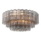 Aurora Ceiling Lamp Glass Tube Layered Amber
