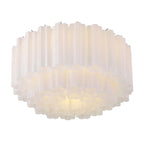 Aurora Ceiling Lamp Glass Tube Layered Amber