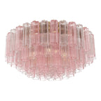 Aurora Ceiling Lamp Glass Tube Layered Amber