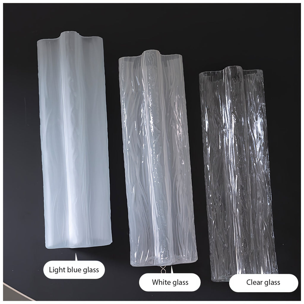 Aurora Chandelier White Layered Tube