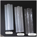 Aurora Chandelier White Layered Tube