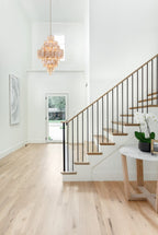 Zenith Diamond Chandelier Glass Tube Layered Amber