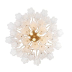 Lustra Murano Chandelier Glass Tube Layered Amber