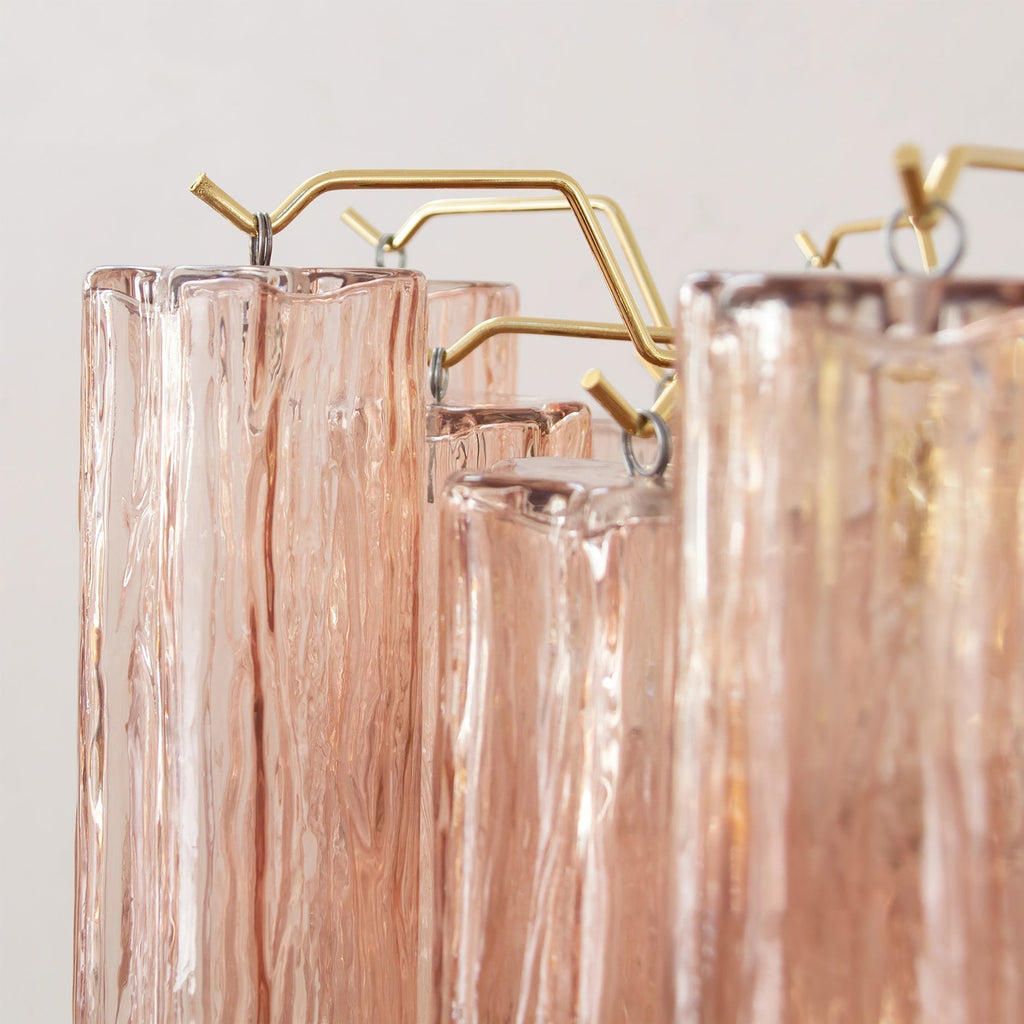 Aurora Chandelier Glass Tube Layered Luxury