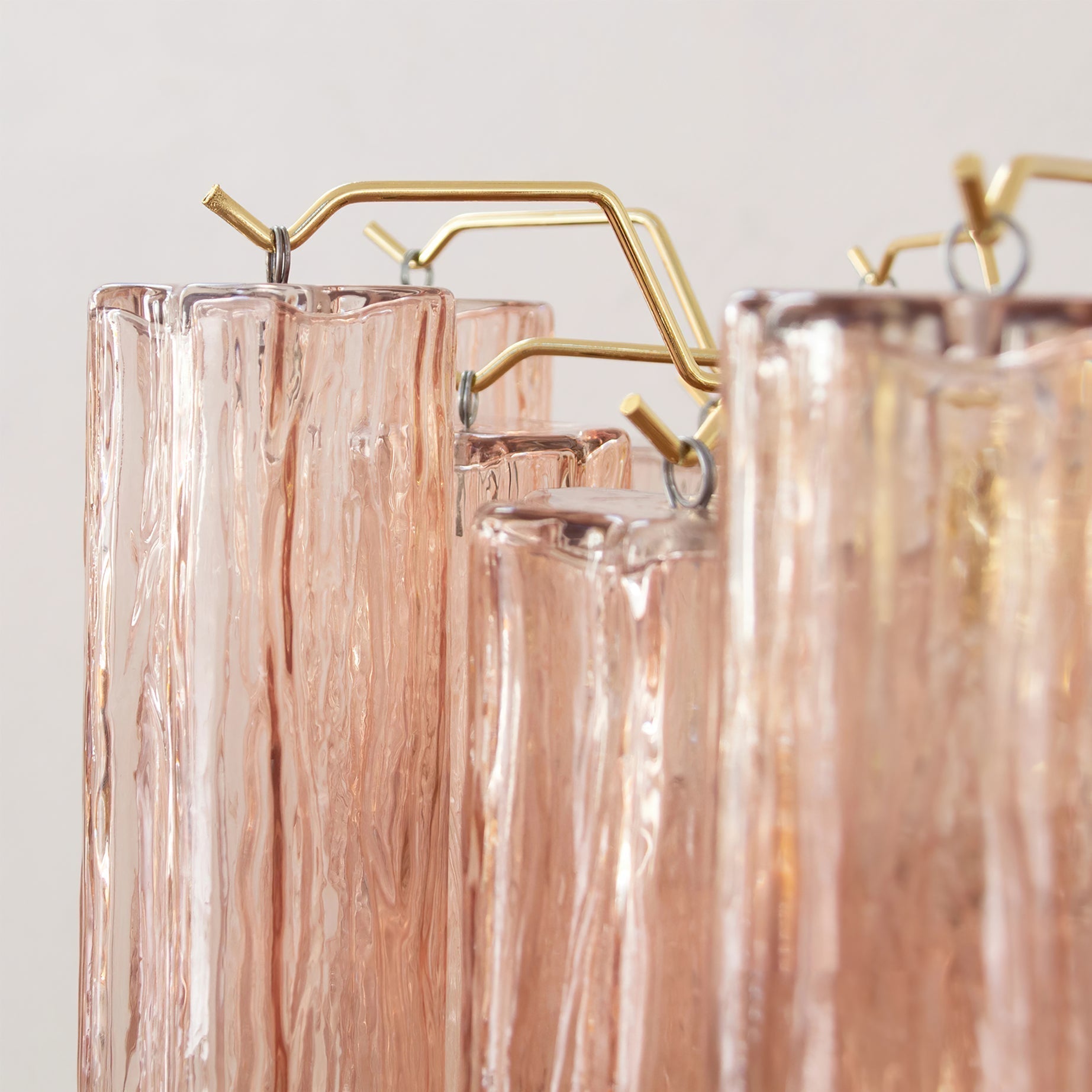 Aurora Chandelier Glass Tube Layered Luxury