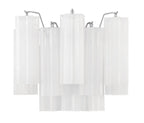 Aurora Wall Light Tronchi Glass Tube Tiered Amber Modern