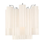 Aurora Wall Light Tronchi Glass Tube Tiered Amber Modern