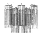 Aurora Wall Light Tronchi Glass Tube Tiered Amber Modern