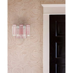 Aurora Wall Light Tronchi Glass Tube Tiered Amber Modern