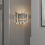 Aurora Wall Light Tronchi Glass Tube Tiered Amber Modern