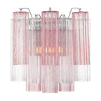 Aurora Wall Light Tronchi Glass Tube Tiered Amber Modern