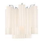Aurora Wall Light Tronchi Glass Tube Tiered Amber Modern
