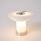 Eurnoran Mushroom Shaped Alabaster Table Lamp