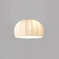 Nova White Fabric Dome  Pendant Light