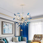 Agate Chandelier Colorful Branching