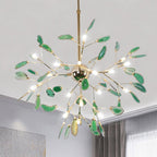 Agate Chandelier Colorful Branching