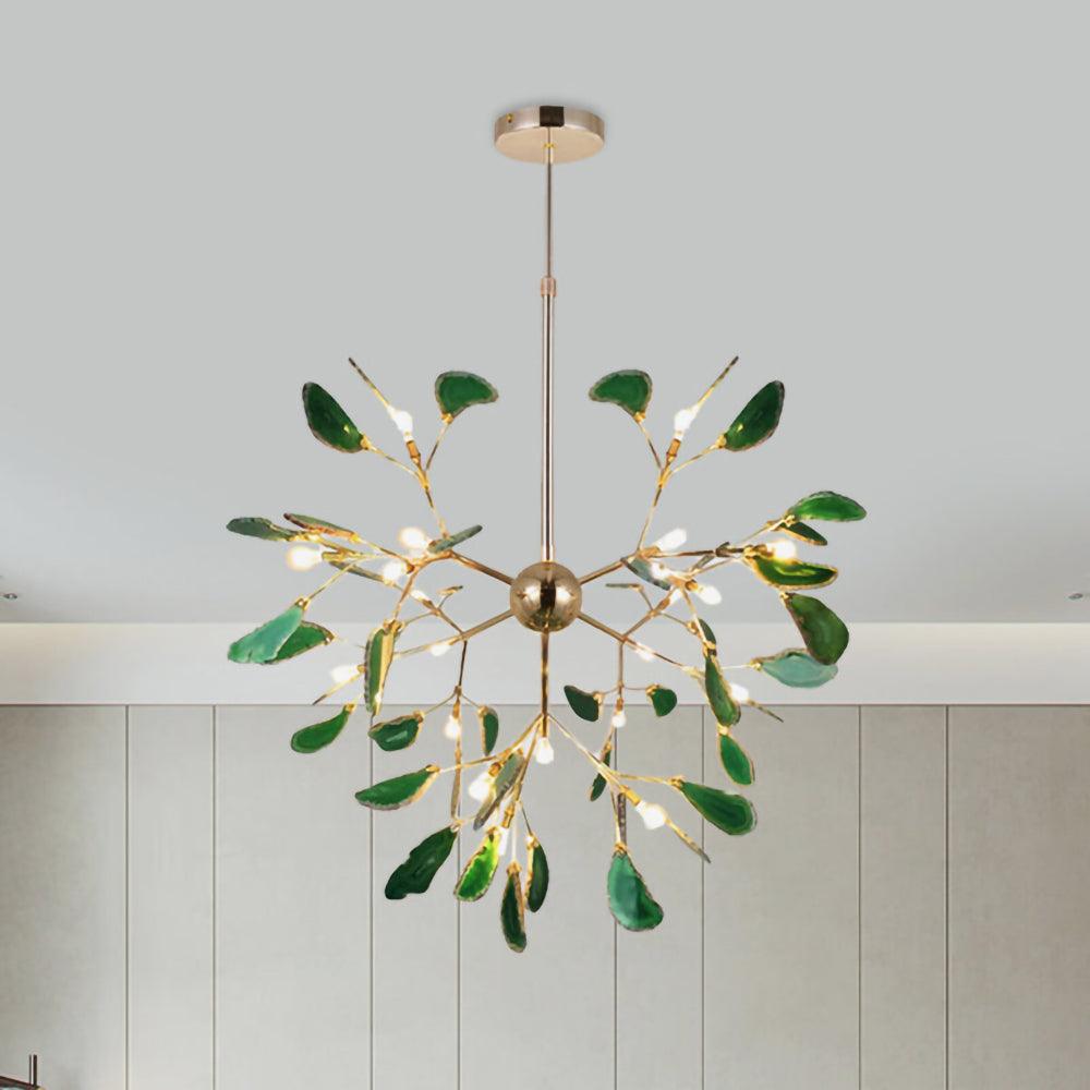 Agate Chandelier Colorful Branching