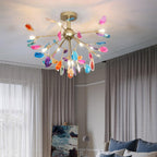 Agate Chandelier Colorful Branching
