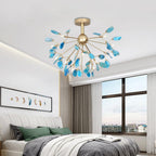 Agate Chandelier Colorful Branching