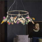 Agate Chandelier Colorful Branching