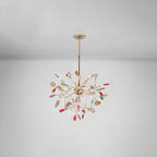 Agate Chandelier Colorful Branching