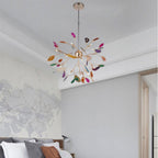Agate Chandelier Colorful Branching