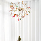 Agate Chandelier Colorful Branching