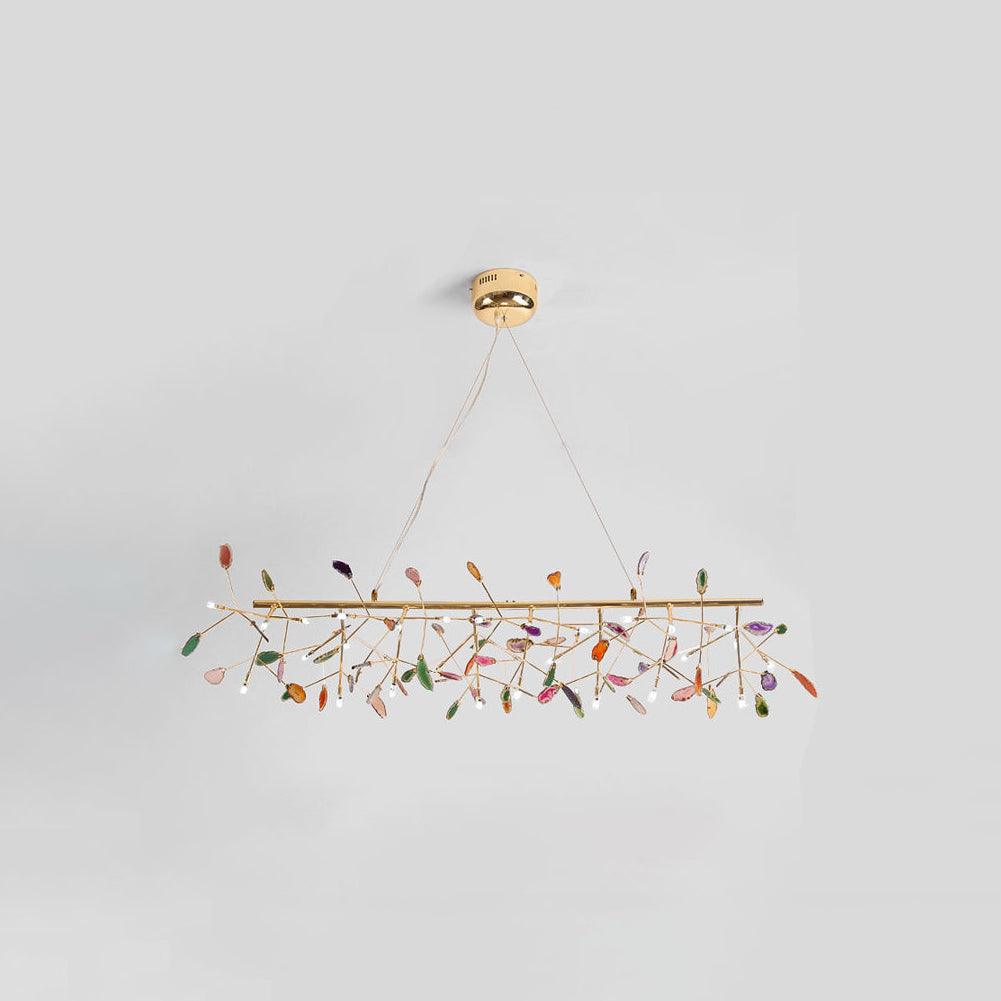 Agate Chandelier Colorful Branching