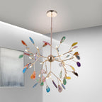 Agate Chandelier Colorful Branching